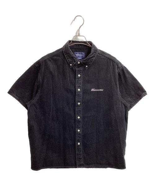 thisisneverthat（ディスイズネバーザット）thisisneverthat (ディスイズネバーザット) Washed Denim S/S Shirt ブラック サイズ:XLの古着・服飾アイテム
