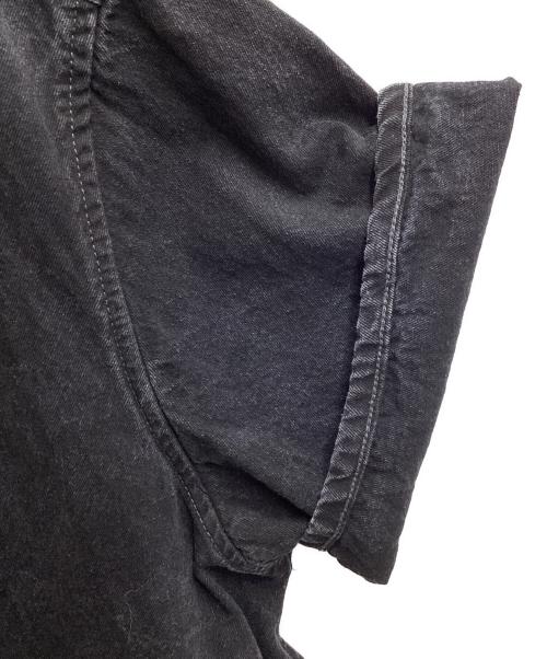 thisisneverthat（ディスイズネバーザット）thisisneverthat (ディスイズネバーザット) Washed Denim S/S Shirt ブラック サイズ:XLの古着・服飾アイテム