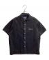 thisisneverthat（ディスイズネバーザット）の古着「Washed Denim S/S Shirt」｜ブラック