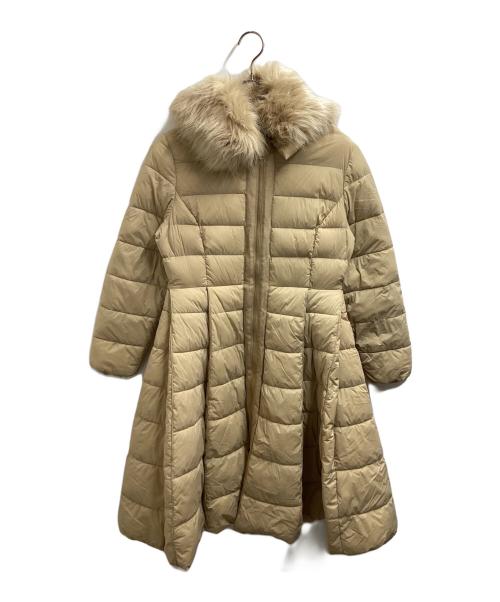 BEATRICE（ベアトリス）BEATRICE (ベアトリス) Lomg Down Coat Beige / ロング ダウンコート ベージュ / E56505 ベージュ サイズ:38の古着・服飾アイテム