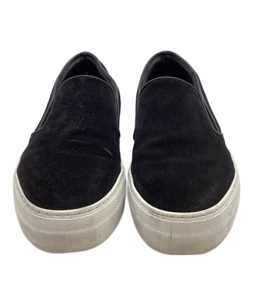 PELLICO SUNNY（ペリーコサニー）PELLICO SUNNY (ペリーコサニー) sued slip-on black / スエード スリッポン ブラック / Made in ITALY / イタリア製 ブラック サイズ:41の古着・服飾アイテム
