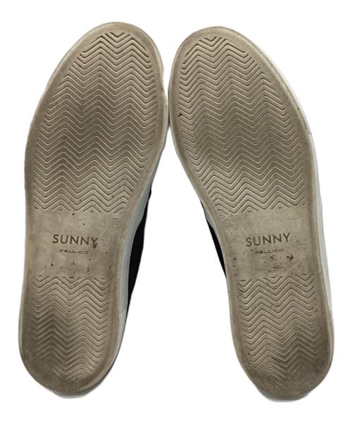 PELLICO SUNNY（ペリーコサニー）PELLICO SUNNY (ペリーコサニー) sued slip-on black / スエード スリッポン ブラック / Made in ITALY / イタリア製 ブラック サイズ:41の古着・服飾アイテム