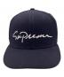 SUPREME (シュプリーム) New Era (ニューエラ) CLASSIC SCRIPT CAP / クラシック スクリプト キャップ / コラボキャップ / 18AW ネイビー サイズ:7 1/4（57.7cm)：5000円