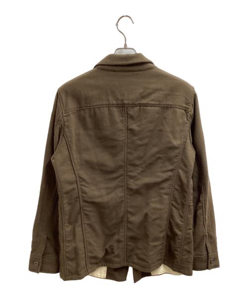 MARITHE+FRANCOIS GIRBAUD（マリテフランソワジルボー）MARITHE+FRANCOIS GIRBAUD  (マリテフランソワジルボー) テーラードジャケット ブラウン サイズ:Lの古着・服飾アイテム