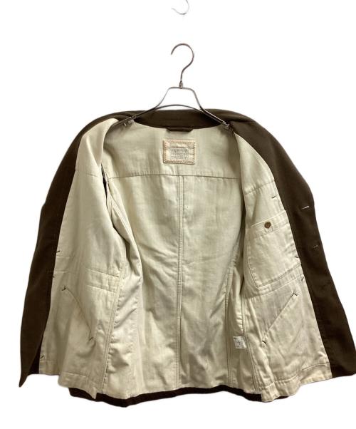 MARITHE+FRANCOIS GIRBAUD（マリテフランソワジルボー）MARITHE+FRANCOIS GIRBAUD  (マリテフランソワジルボー) テーラードジャケット ブラウン サイズ:Lの古着・服飾アイテム