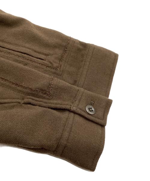 MARITHE+FRANCOIS GIRBAUD（マリテフランソワジルボー）MARITHE+FRANCOIS GIRBAUD  (マリテフランソワジルボー) テーラードジャケット ブラウン サイズ:Lの古着・服飾アイテム