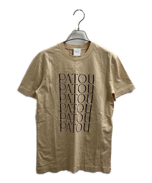patou（パトゥ）Patou (パトゥ) オーガニックコットン パトゥパトゥ Tシャツ　/　24S-JE112-9999 ベージュ サイズ:ＸＸＳの古着・服飾アイテム