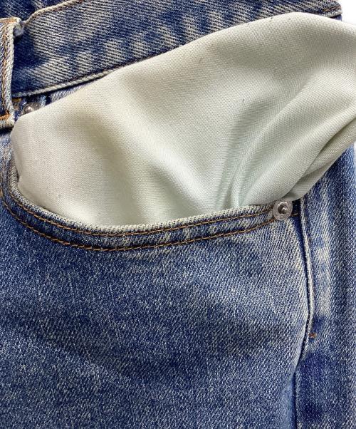 A.P.C.（アーペーセー）A.P.C. (アーペーセー) EDIFICE (エディフィス) NEW TAILLE HAUTE BLUE / 別注 ニュー タイユ オット ブルー / 24232-1-66782 ブルー サイズ:W30（76cm）の古着・服飾アイテム