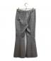 ROSETTA GETTY (ロゼッタゲッティ) チェック柄フレアパンツ / 12224J7773 ブラック サイズ:S：5000円