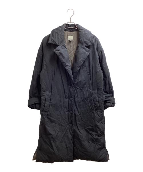 FUMIE=TANAKA（フミエタナカ）FUMIE=TANAKA (フミエタナカ) long down jacket / ロングダウンジャケット / 日本製  ブラック サイズ:2の古着・服飾アイテム
