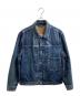 LEVI'S PReMIUM（リーバイス プレミアム）の古着「30th Anniversary 1st type Denim Jacket Indigo / 別注30th Type1 デニムジャケット インディゴ / A9516-0000」｜ブルー