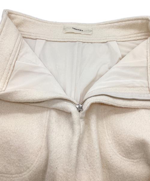TODAYFUL（トゥデイフル）TODAYFUL　 (トゥデイフル) Drawstring Wool Pants / ドローストリングウールパンツ アイボリー サイズ:36の古着・服飾アイテム