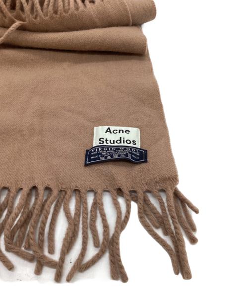 Acne studios（アクネ ストゥディオズ）Acne studios (アクネ ストゥディオズ) ウールマフラー ブラウンの古着・服飾アイテム