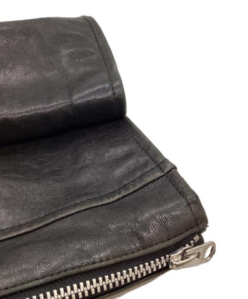 beautiful people（ビューティフルピープル）beautiful people　 UNITED ARROWS 別注VINTAGE Leather RIDERS Jacket / ビンテージレザーライダースジャケット / ダブルライダースジャケット ブラック サイズ:150の古着・服飾アイテム