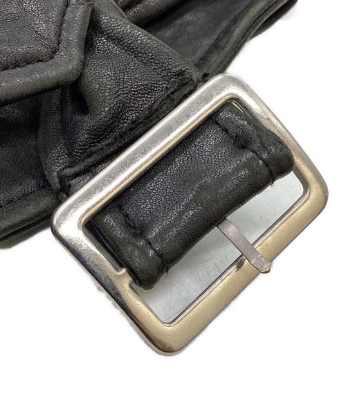 beautiful people（ビューティフルピープル）beautiful people　 UNITED ARROWS 別注VINTAGE Leather RIDERS Jacket / ビンテージレザーライダースジャケット / ダブルライダースジャケット ブラック サイズ:150の古着・服飾アイテム