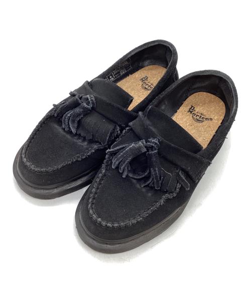 Dr.Martens（ドクターマーチン）Dr.Martens (ドクターマーチン) adrian mono / エイドリアン モノ / スエード タッセル ローファー ブラック サイズ:UK4の古着・服飾アイテム