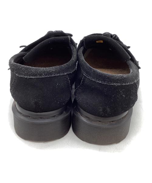 Dr.Martens（ドクターマーチン）Dr.Martens (ドクターマーチン) adrian mono / エイドリアン モノ / スエード タッセル ローファー ブラック サイズ:UK4の古着・服飾アイテム