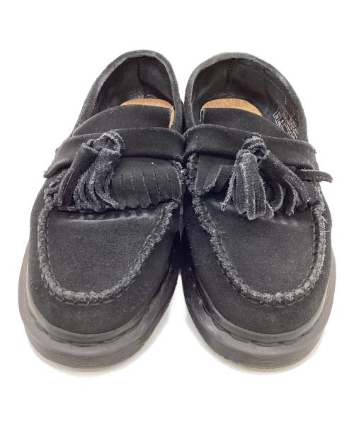 Dr.Martens（ドクターマーチン）Dr.Martens (ドクターマーチン) adrian mono / エイドリアン モノ / スエード タッセル ローファー ブラック サイズ:UK4の古着・服飾アイテム