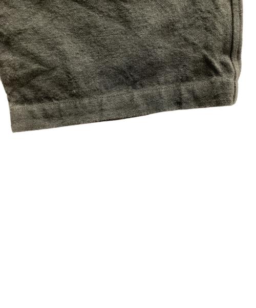 MITTAN（ミッタン）MITTAN (ミッタン) 亜麻苧麻ワイド オリーブ サイズ:2の古着・服飾アイテム