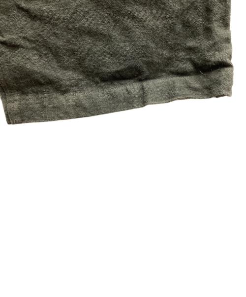 MITTAN（ミッタン）MITTAN (ミッタン) 亜麻苧麻ワイド オリーブ サイズ:2の古着・服飾アイテム