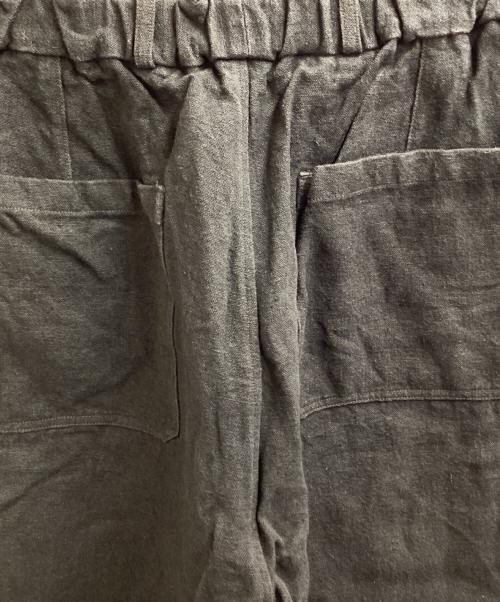 MITTAN（ミッタン）MITTAN (ミッタン) 亜麻苧麻ワイド オリーブ サイズ:2の古着・服飾アイテム