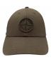 STONE ISLAND (ストーンアイランド) Logo cotton baseball cap / ロゴ エンブロイダリー ベースボール キャップ  オリーブ：12000円