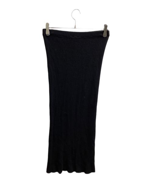 BASERANGE（ベースレンジ）BASERANGE　 (ベースレンジ) 24AW / DANDE SKIRT / リブスカート / フランス製 / MADE IN FRANCE ブラック サイズ:Sの古着・服飾アイテム