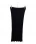 BASERANGE　 (ベースレンジ) 24AW / DANDE SKIRT / リブスカート / フランス製 / MADE IN FRANCE ブラック サイズ:S：10000円