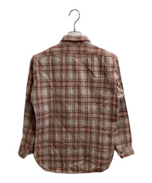 PENDLETON（ペンドルトン）PENDLETON (ペンドルトン) Pure Wool チェックシャツ ブラウン サイズ:Mの古着・服飾アイテム
