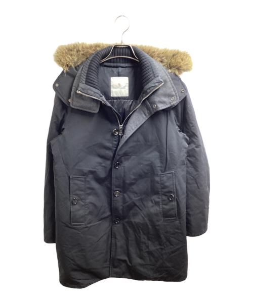 MONCLER（モンクレール）MONCLER (モンクレール) FABRICE　ファー付きダウンコート　112-091-42353-20 ブラック サイズ:1の古着・服飾アイテム