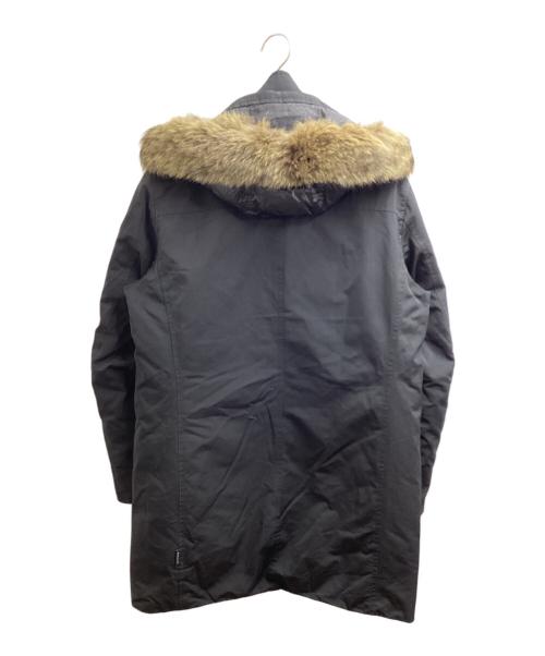MONCLER（モンクレール）MONCLER (モンクレール) FABRICE　ファー付きダウンコート　112-091-42353-20 ブラック サイズ:1の古着・服飾アイテム