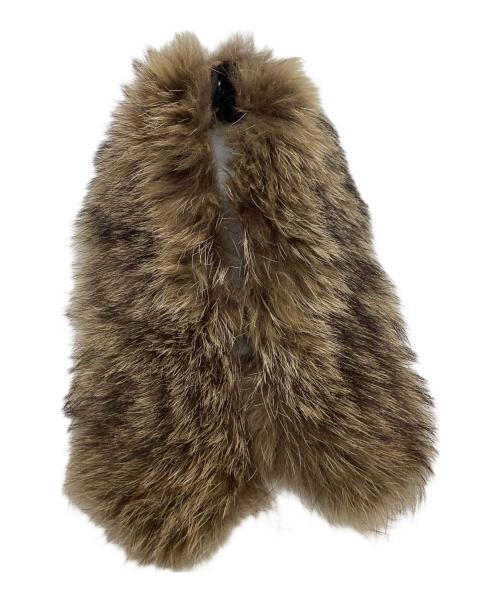 MONCLER（モンクレール）MONCLER (モンクレール) FABRICE　ファー付きダウンコート　112-091-42353-20 ブラック サイズ:1の古着・服飾アイテム