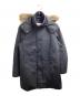 MONCLER（モンクレール）の古着「FABRICE　ファー付きダウンコート　112-091-42353-20」｜ブラック