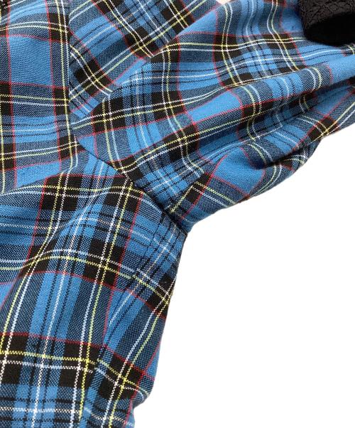 PAMEO POSE（パメオポーズ）PAMEO POSE (パメオポーズ) Big Collar Plaid Dress ブルー サイズ:Freeの古着・服飾アイテム