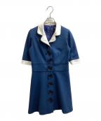PAMEO POSEパメオポーズ）の古着「Ruban La Nina Dress / ミニワンピース」｜ブルー