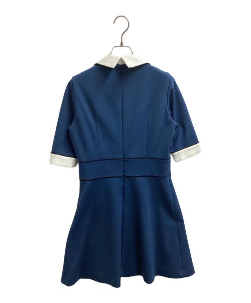 PAMEO POSE（パメオポーズ）PAMEO POSE (パメオポーズ) Ruban La Nina Dress / ミニワンピース ブルー サイズ:Mの古着・服飾アイテム
