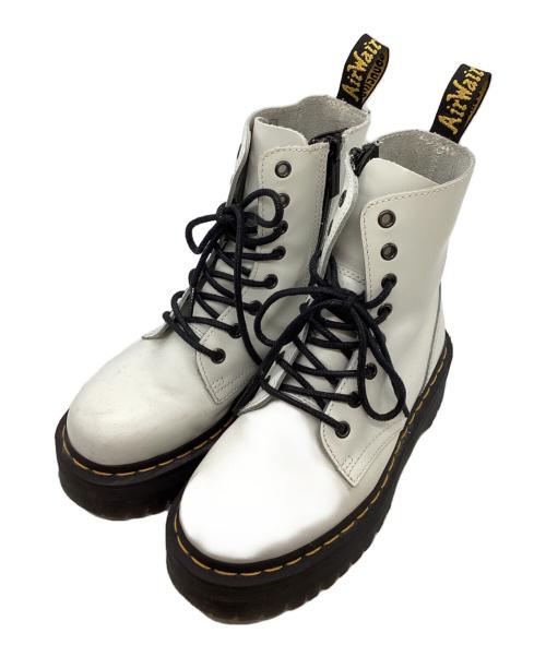 Dr.Martens（ドクターマーチン）Dr.Martens  (ドクターマーチン) 8ホールブーツ / JADON / ジェイドン ホワイト サイズ:UK4の古着・服飾アイテム