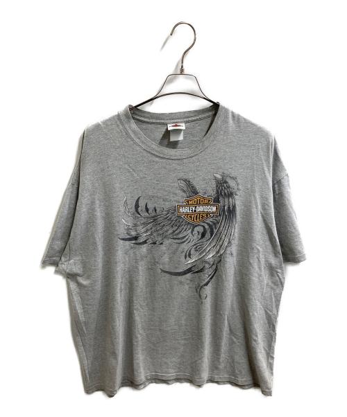 HARLEY-DAVIDSON（ハーレーダビッドソン）HARLEY-DAVIDSON (ハーレーダビッドソン) プリントTシャツ グレー サイズ:不明の古着・服飾アイテム