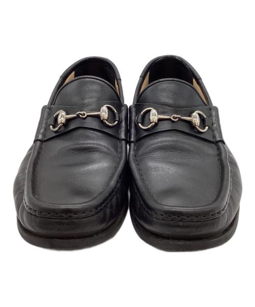 GUCCI（グッチ）GUCCI (グッチ) ホースビットローファー / Horsebit loafers  ブラック サイズ:42の古着・服飾アイテム