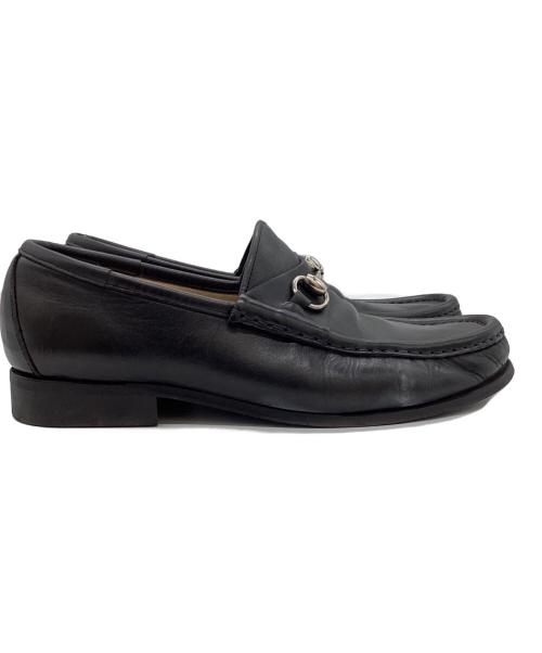 GUCCI（グッチ）GUCCI (グッチ) ホースビットローファー / Horsebit loafers  ブラック サイズ:42の古着・服飾アイテム