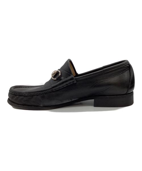 GUCCI（グッチ）GUCCI (グッチ) ホースビットローファー / Horsebit loafers  ブラック サイズ:42の古着・服飾アイテム