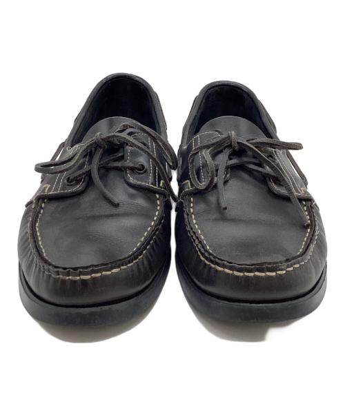 PARABOOT（パラブーツ）PARABOOT　 (パラブーツ) BARTH / バース / デッキシューズ ブラック サイズ:9の古着・服飾アイテム