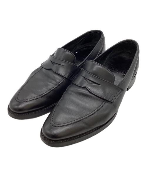 Crockett & Jones（クロケット＆ジョーンズ）Crockett & Jones (クロケット＆ジョーンズ) Leather Loafer Black / レザー ローファー ブラック / Vibram Sole / ビブラムソール ブラック サイズ:不明の古着・服飾アイテム