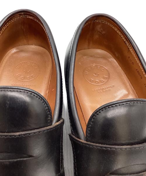 WHEEL ROBE（ウィールローブ）WHEEL ROBE (ウィールローブ) HEAVY STITCHING LOAFER / ヘビーステッチローファー / 15079 ブラック サイズ:8 1/2Dの古着・服飾アイテム