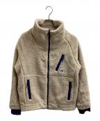 Cape HEIGHTS×ARK STANDARDケープハイツ×ARK STANDARD）の古着「ZIP UP BOA JACKET BEIGE / 別注 フルジップ ボアジャケット ベージュ」｜アイボリー