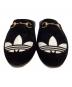 GUCCI　 (グッチ) adidas　 (アディダス) コラボホースビット1955 ミュールスリッパ / Horsebit 1955 Mule Slippers / トレフォイル ブラック サイズ:39：30000円