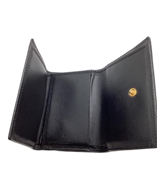 GUCCI（グッチ）GUCCI (グッチ) Horsebit 1955 Leather Wallet Black / ホースビット1955 レザー ウォレット ブラック / 644462 /  ブラックの古着・服飾アイテム