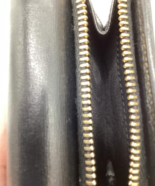 GUCCI（グッチ）GUCCI (グッチ) Horsebit 1955 Leather Wallet Black / ホースビット1955 レザー ウォレット ブラック / 644462 /  ブラックの古着・服飾アイテム