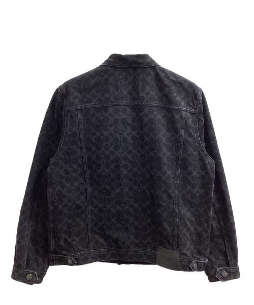 COACH（コーチ）COACH (コーチ) シグネチャー デニム ジャケット / Signature Denim Jacket / C0918 ブラック サイズ:Mの古着・服飾アイテム