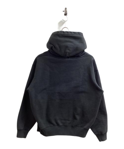 tatoo studio yamada（タトゥースタジオ ヤマダ）TATOO STUDIO YAMADA (タトゥースタジオ ヤマダ) PERIOD HOODIE / サガラ刺繍 プルオーバー パーカー ブラック サイズ:XLの古着・服飾アイテム